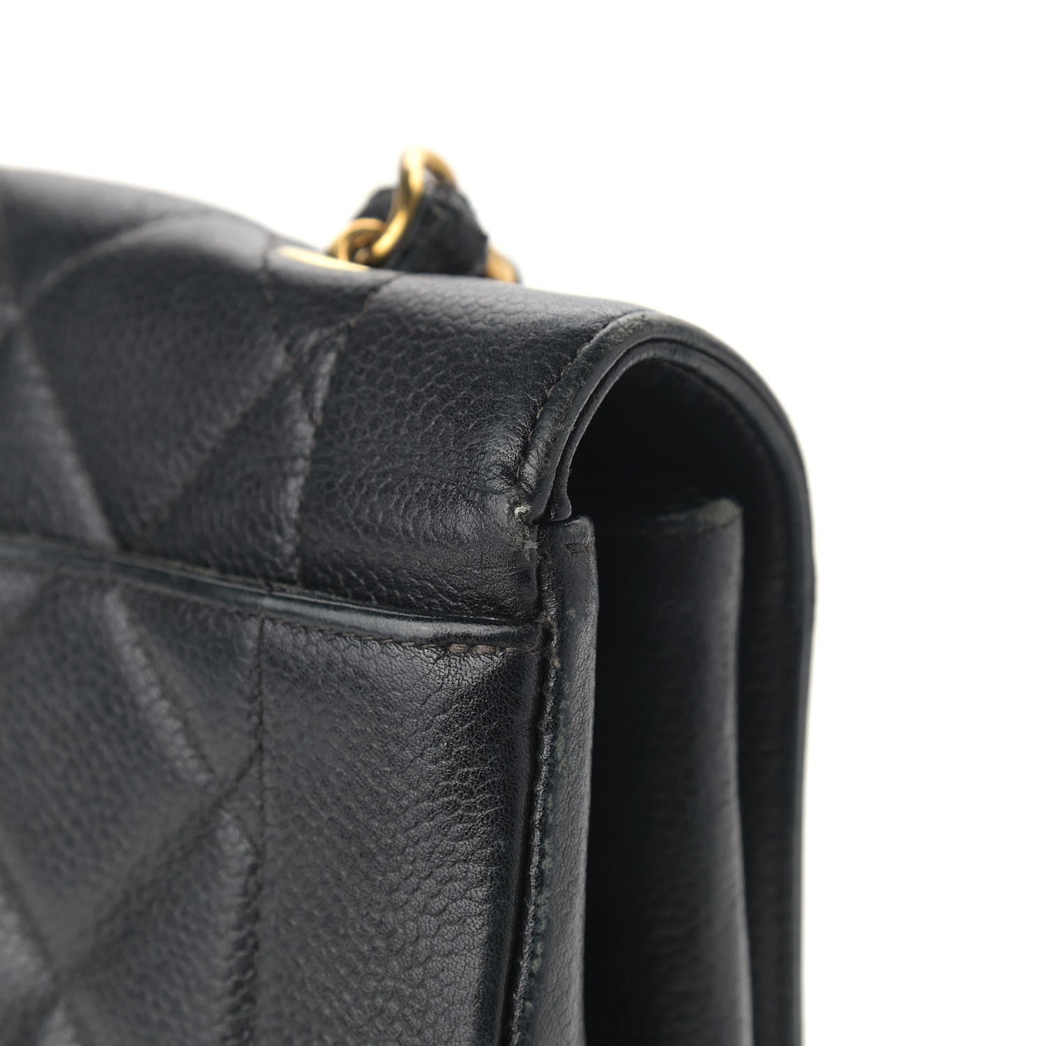 Chanel Caviar Quilted Medium Single Flap Black 12 of 17