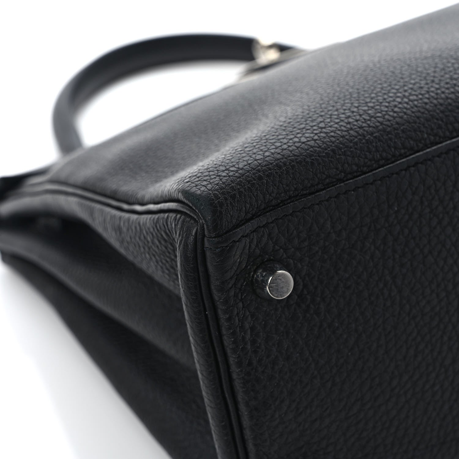 Hermes Togo Kelly Retourne 28 Black 9 of 10