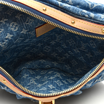 Louis Vuitton Monogram Denim High Rise Bumbag Blue 5 of 8
