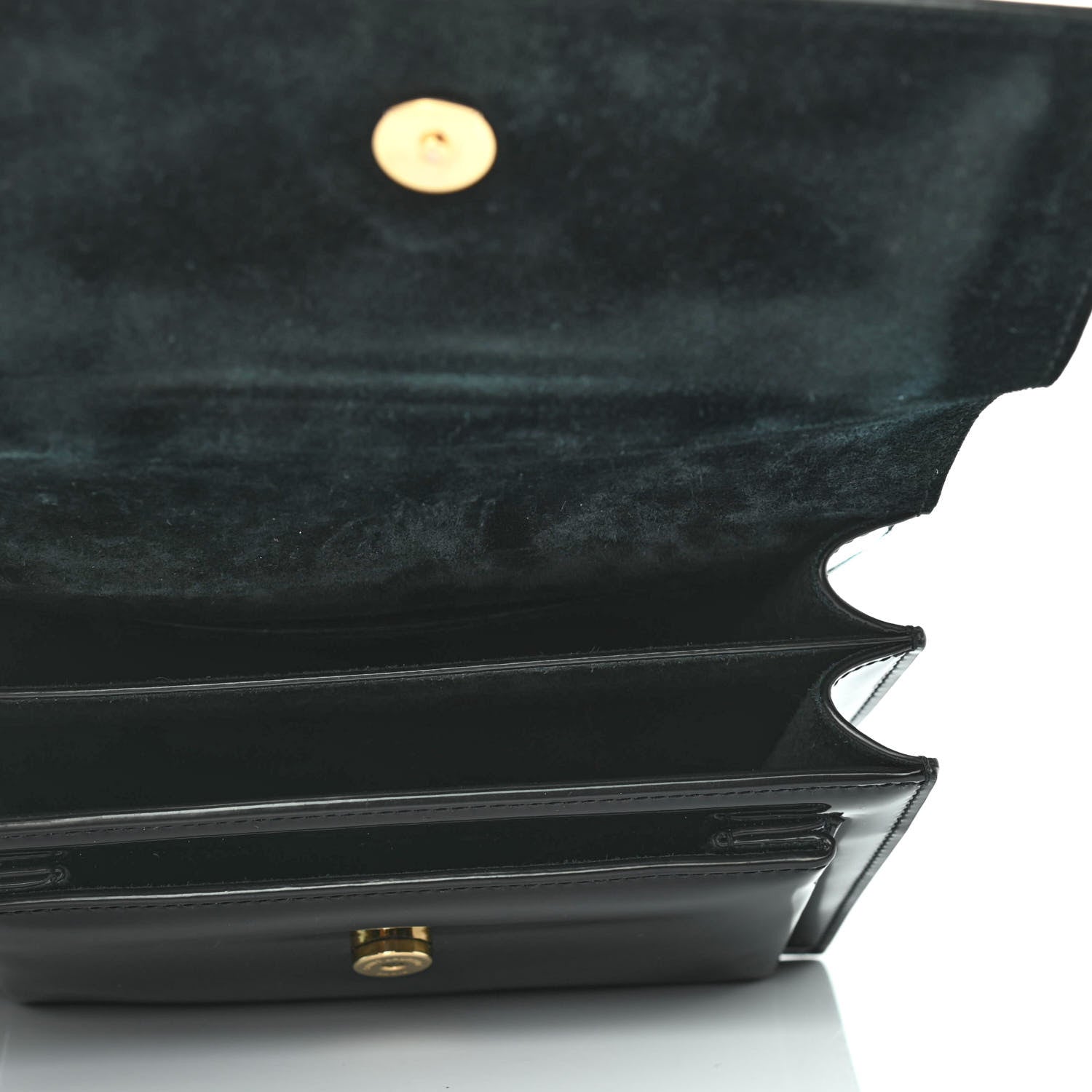 Saint Laurent Patent Monogram Sunset Black 4 of 4