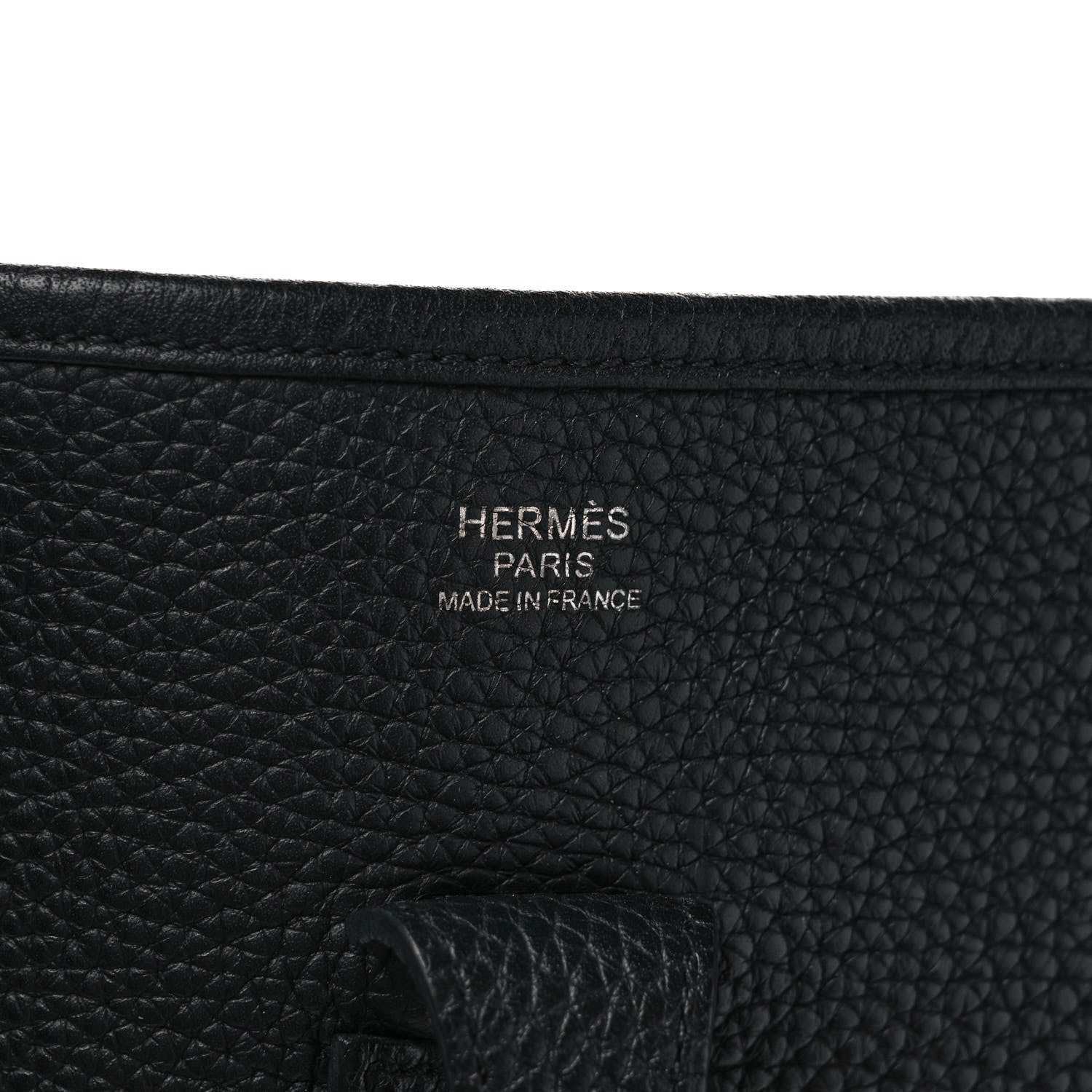 Hermes Taurillon Clemence Evelyne III GM Black 6 of 8