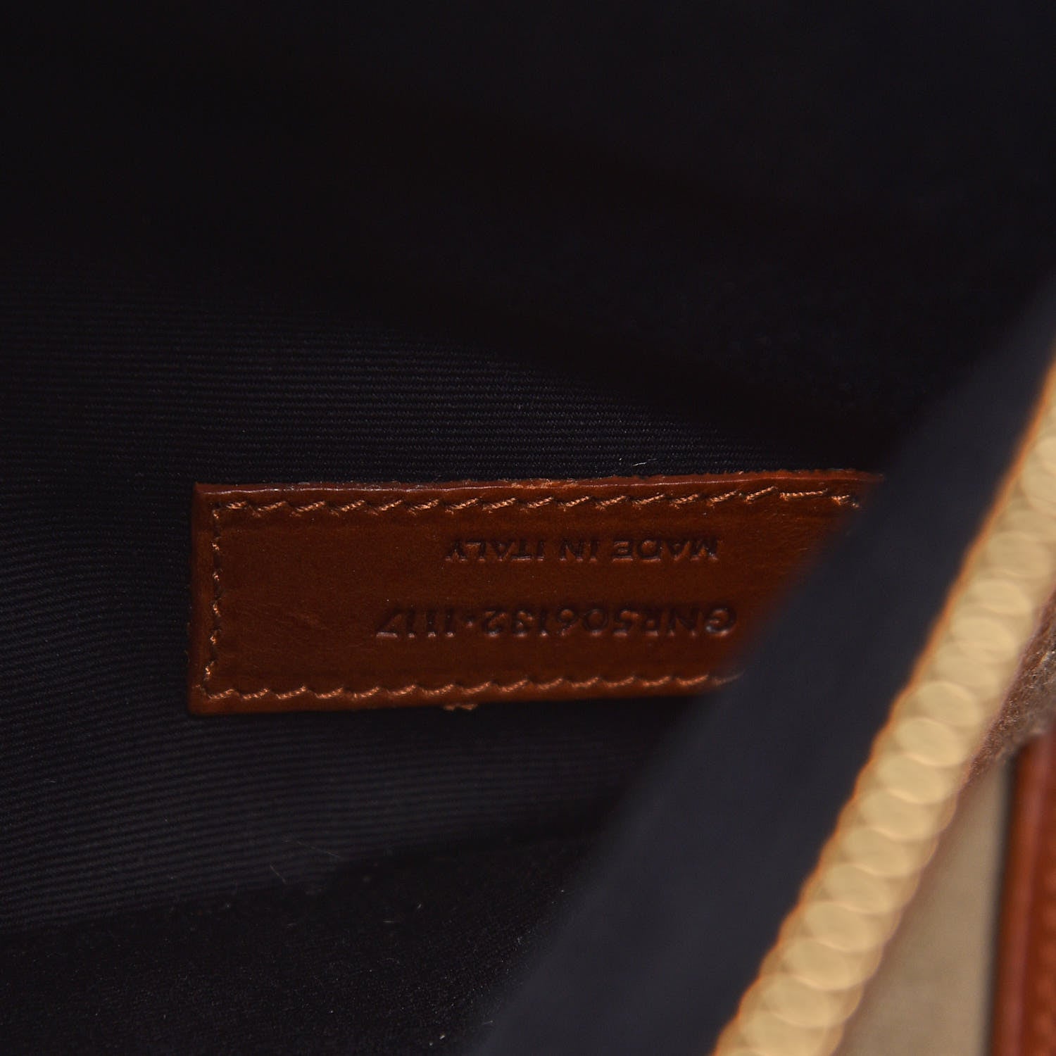 Saint Laurent Linen Calfskin Small Souple Sac De Jour Cognac 9 of 13