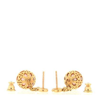 Christian Dior Pearl Secret Cannage Mise En Dior Tribales Dangle Earrings Gold 3 of 3