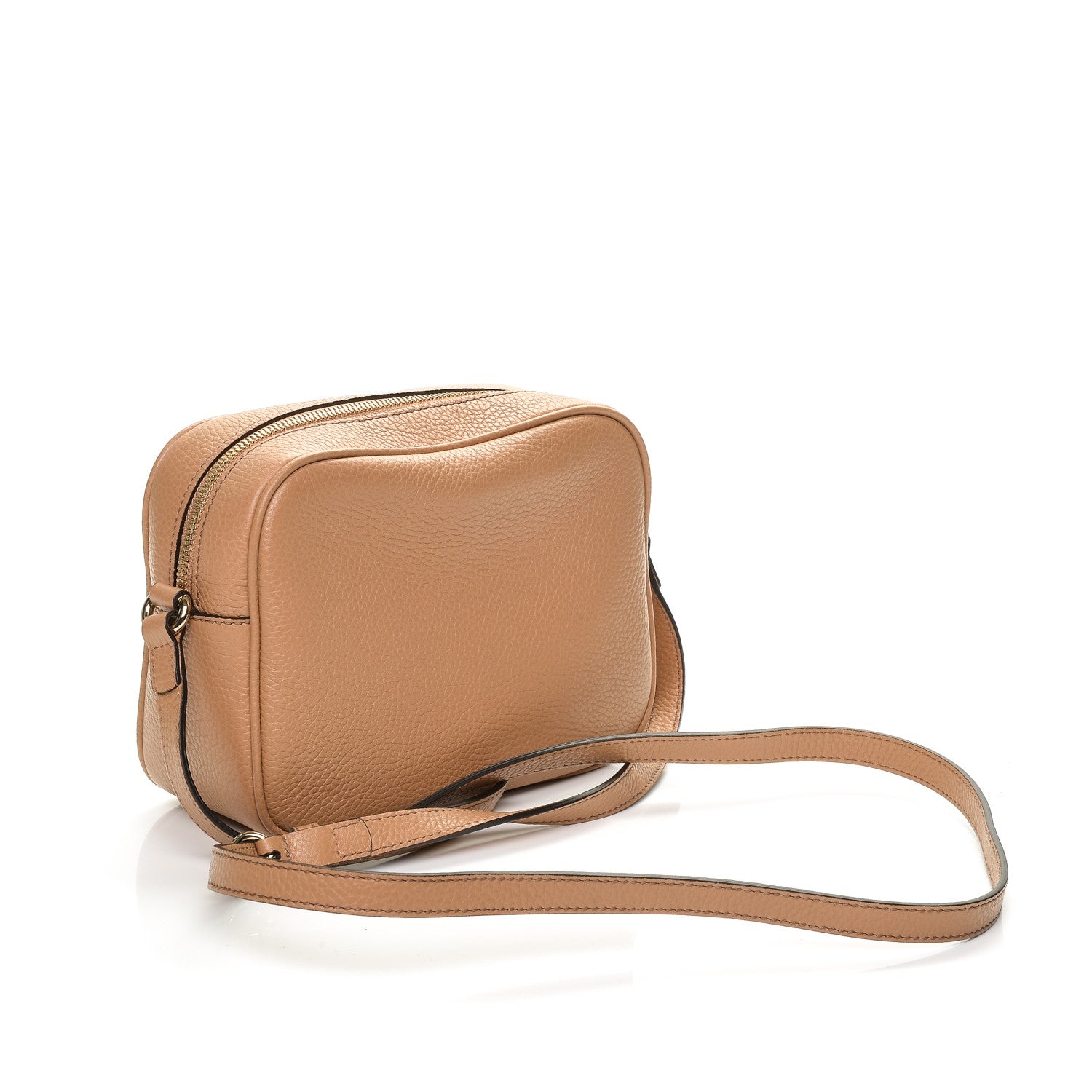 Gucci Pebbled Calfskin Small Soho Disco Bag Camelia 3 of 7