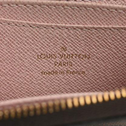 Louis Vuitton Damier Ebene Zippy Coin Purse Rose Ballerine 6 of 14
