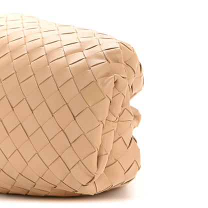 Bottega Veneta Nappa Maxi Intrecciato The Pouch Oversized Clutch Almond 10 of 11