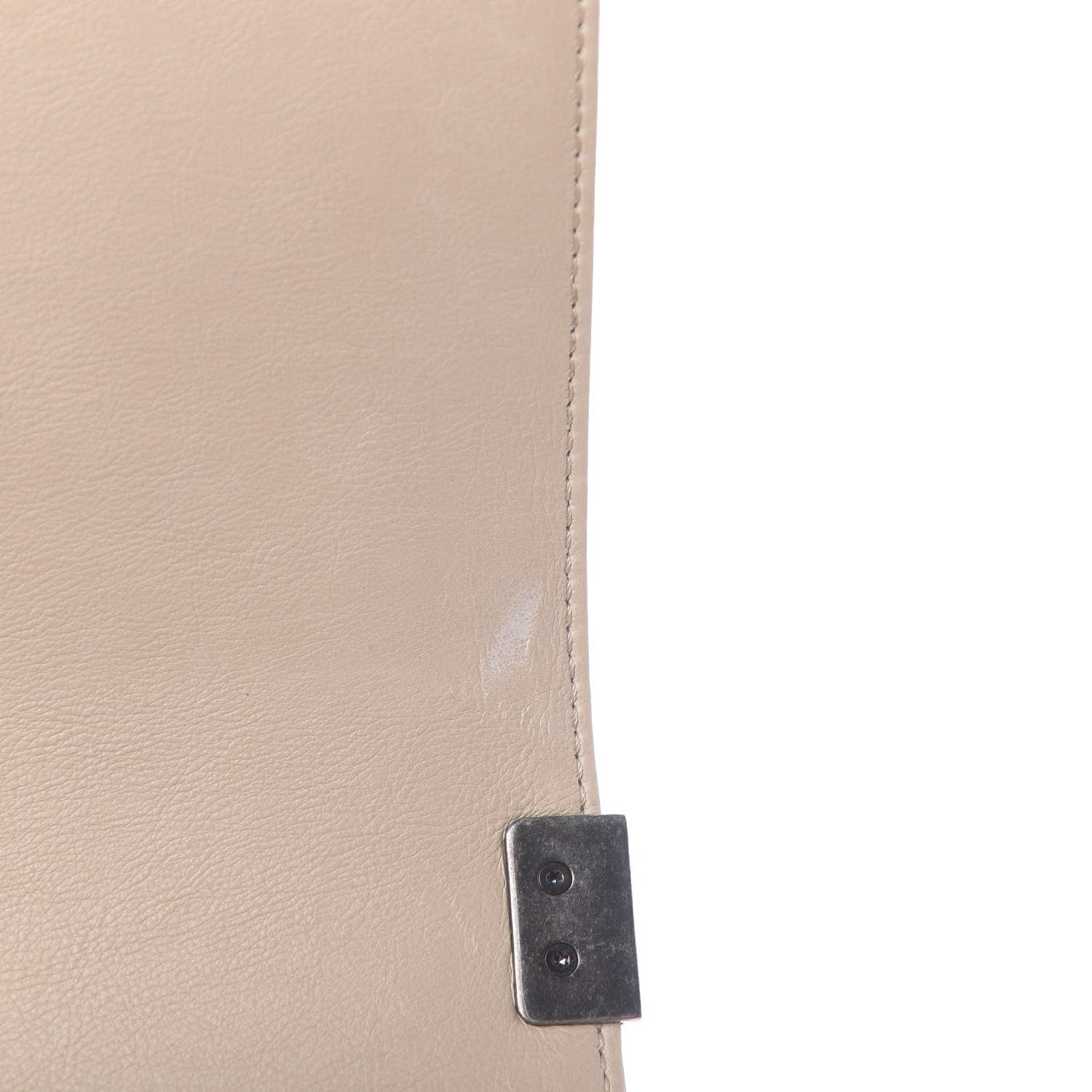 Chanel Quilted Double Stitch New Medium Boy Flap Beige 13 of 17
