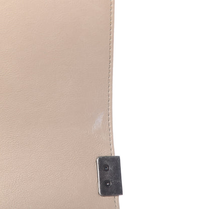 Chanel Quilted Double Stitch New Medium Boy Flap Beige 13 of 17