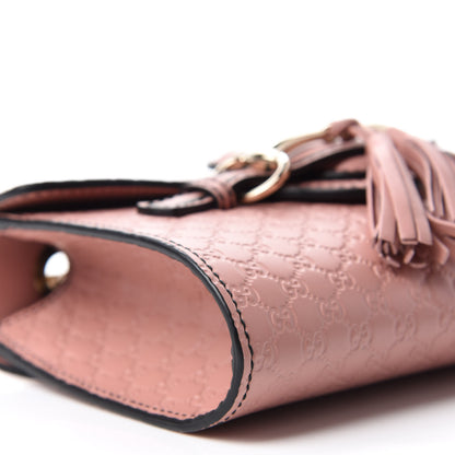 Gucci Microguccissima Mini Emily Shoulder Bag Soft Pink 6 of 10