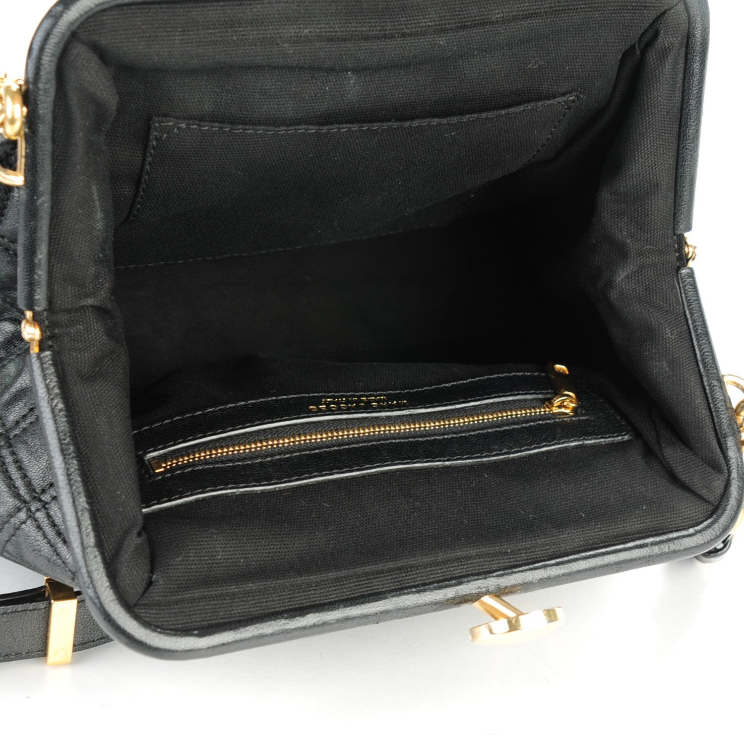 Marc Jacobs Calfskin Quilted Stam Black 5 of 7