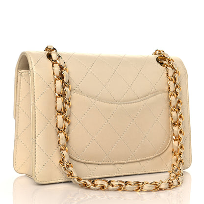 Chanel Lambskin Quilted Small Single Flap White 2 of 16