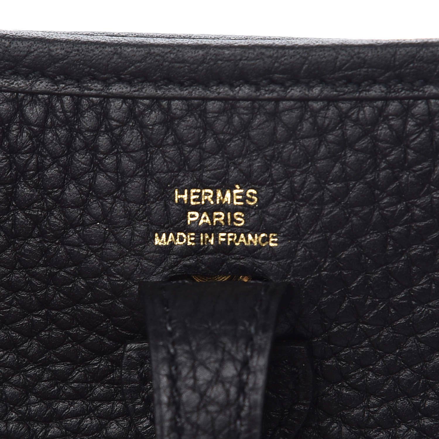Hermes Taurillon Clemence Evelyne TPM Black 6 of 9