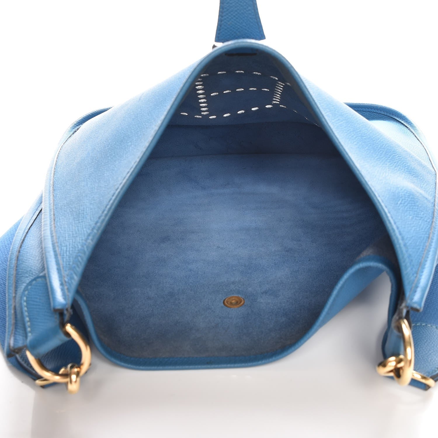 Hermes Courchevel Evelyne GM Bleu France 5 of 7