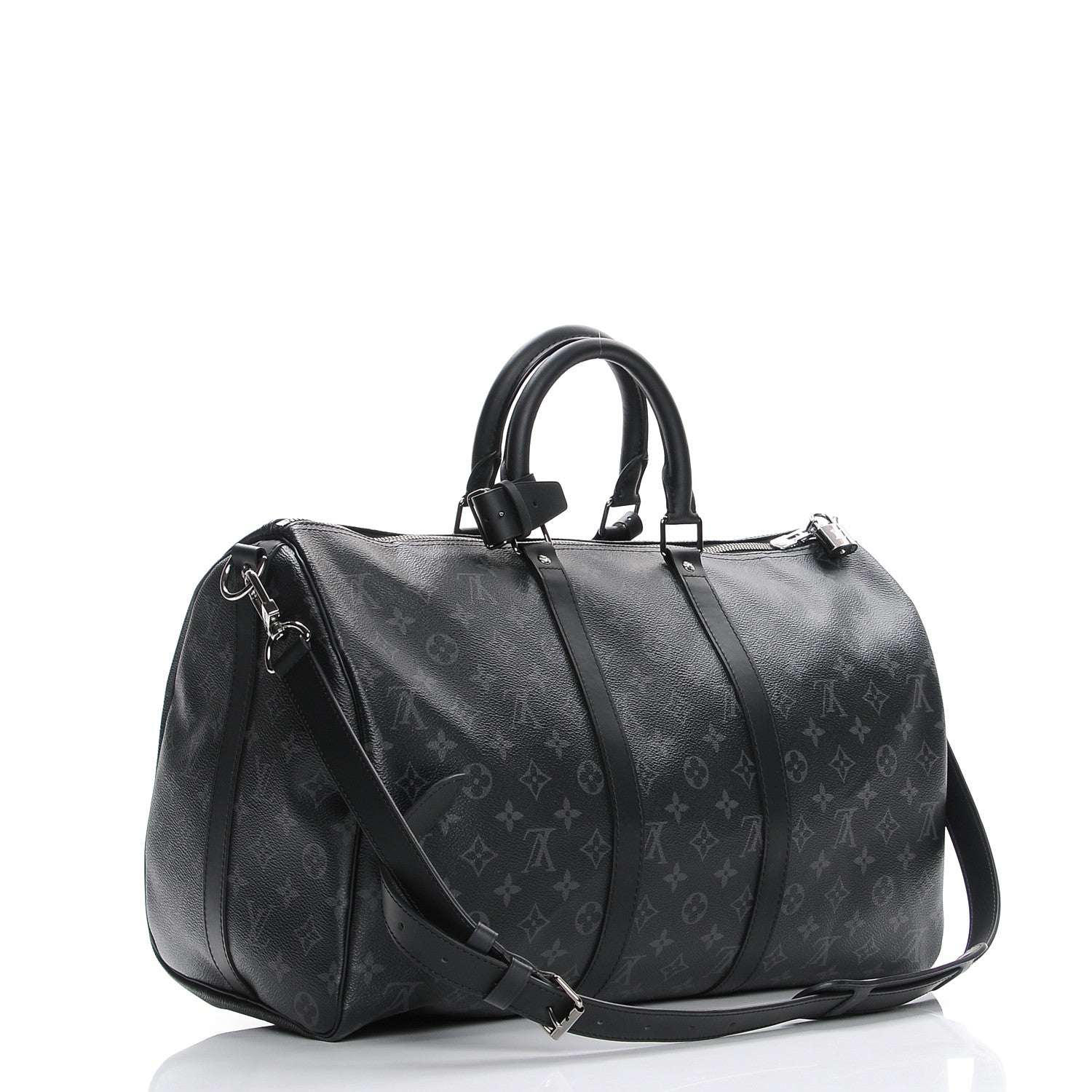 Louis Vuitton Monogram Eclipse Keepall Bandouliere 45 3 of 5