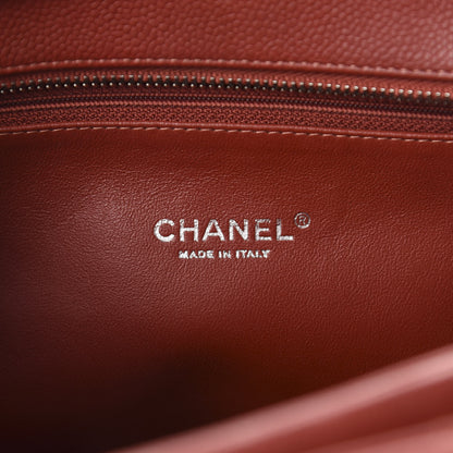 Chanel Caviar Quilted Tote Red 9 of 11