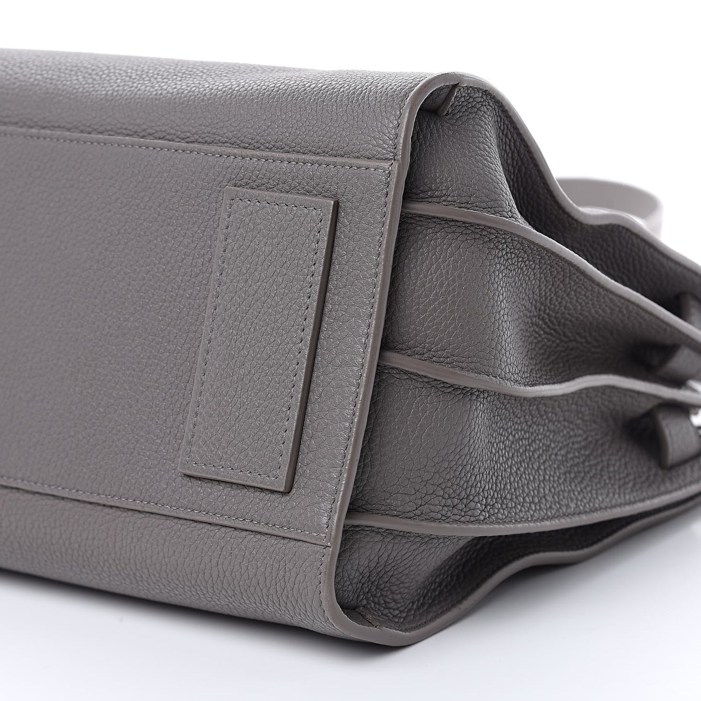 Grained Calfskin Small Supple Sac De Jour Mouse Grey