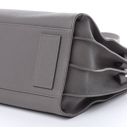 Saint Laurent Grained Calfskin Small Supple Sac De Jour Mouse Grey 10 of 13