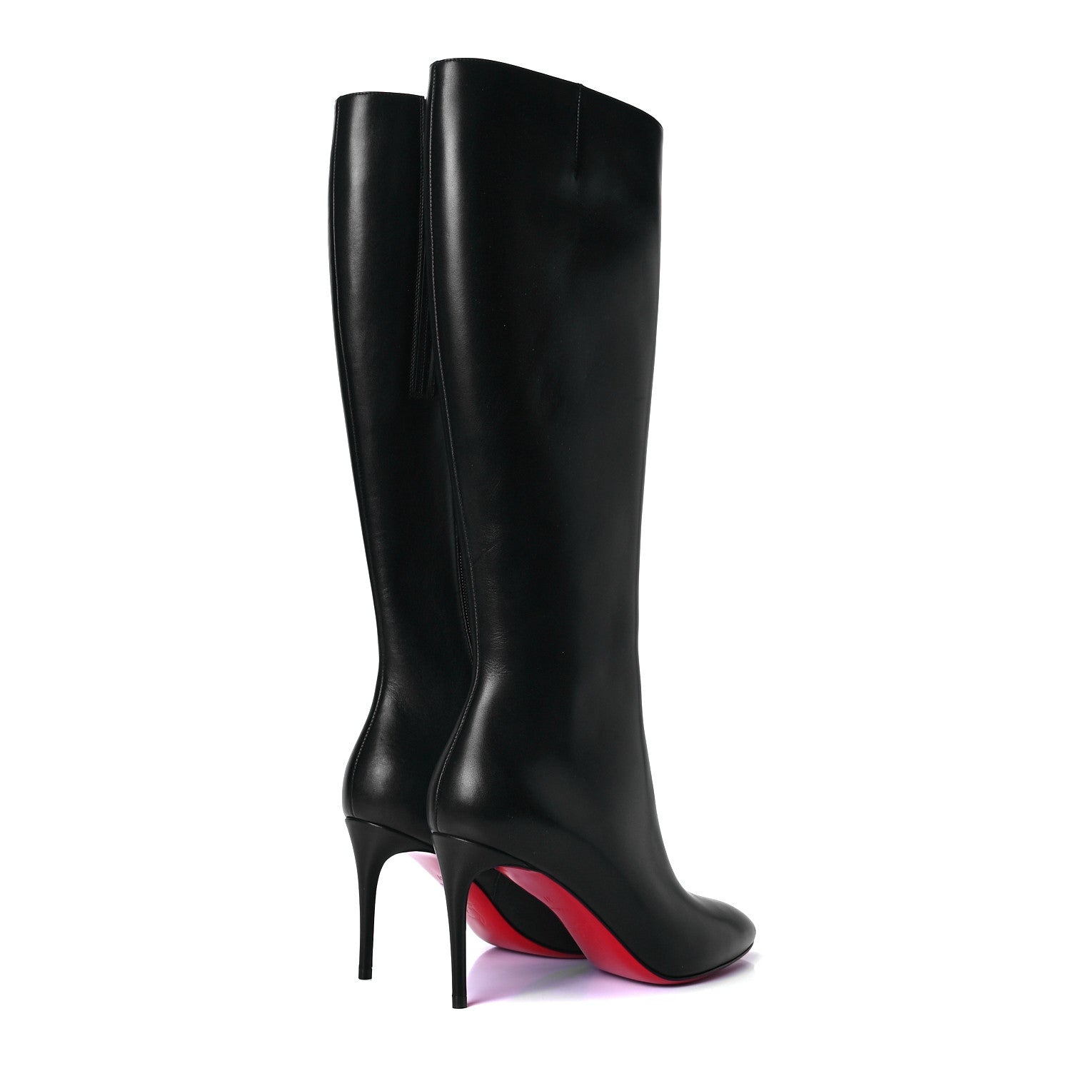 Christian Louboutin Calfskin Eloise 85 Boots 37 Black 2 of 8