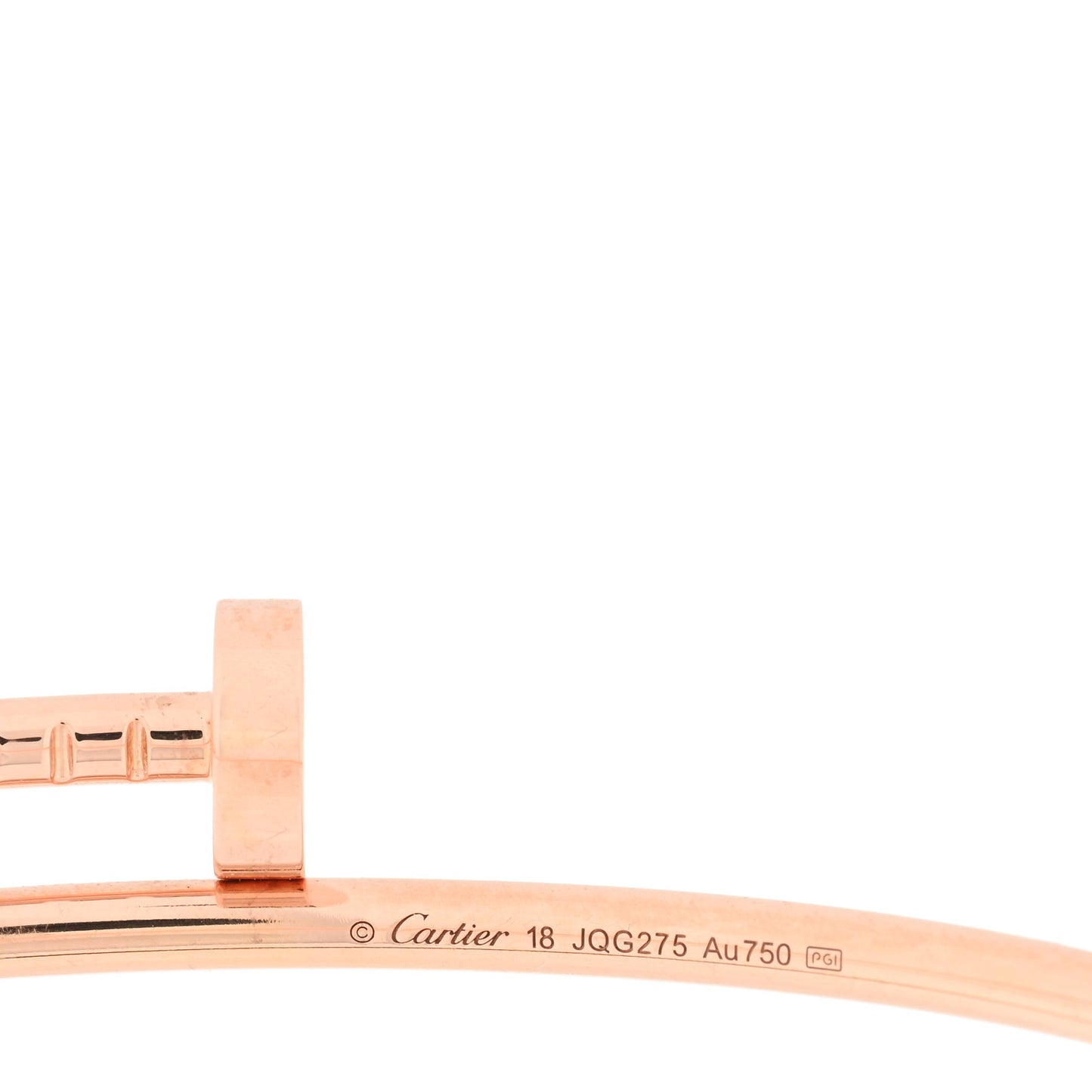 18K Pink Gold Small Juste Un Clou Bracelet 18