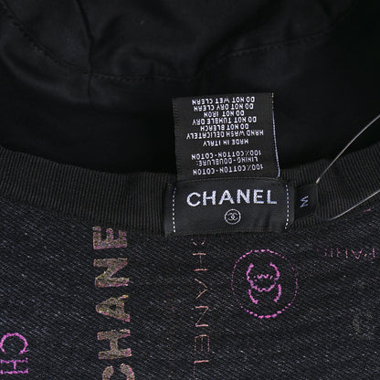 Chanel Denim Mood Cloche Bucket Hat M Black 8 of 8