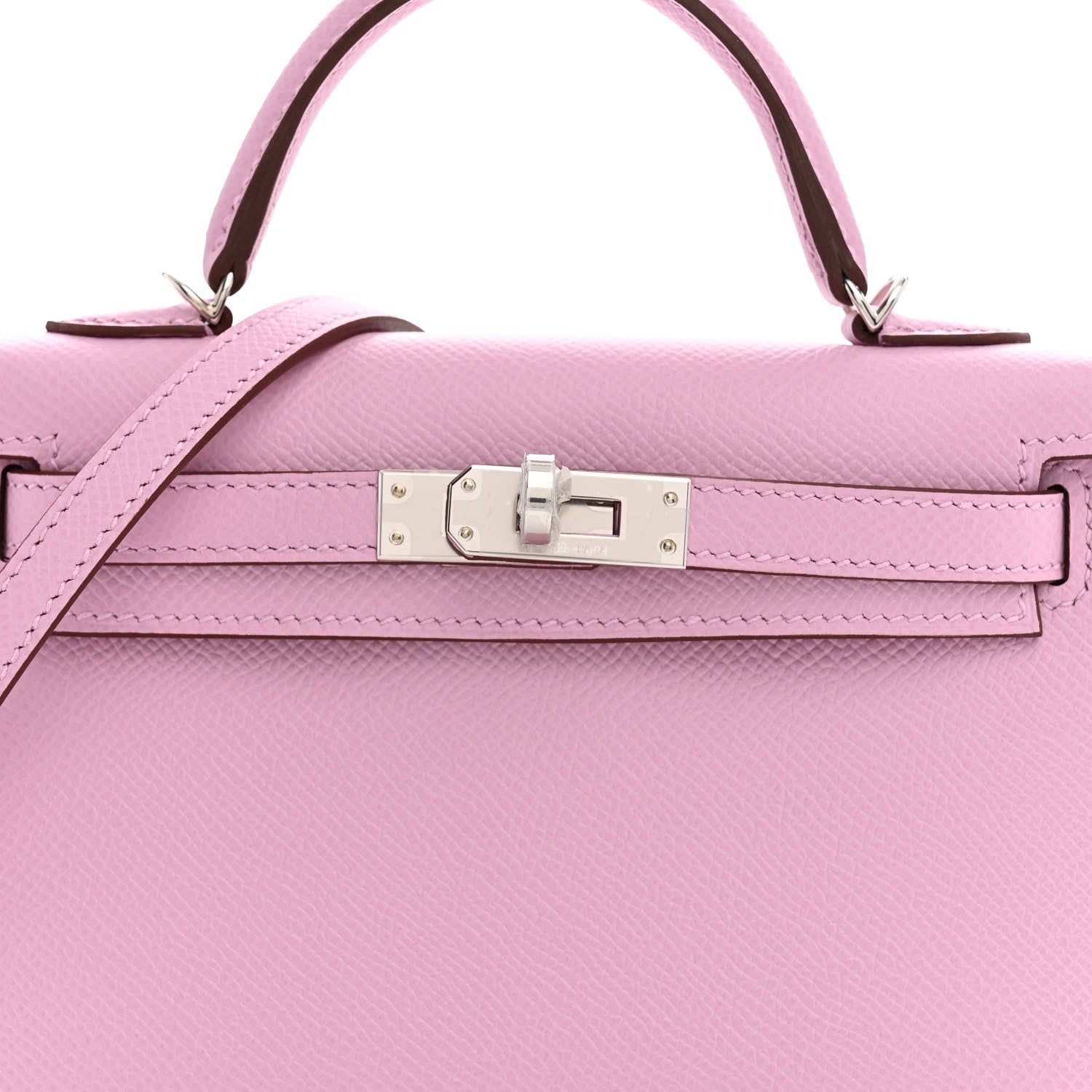 Hermes Epsom Mini Kelly Sellier 20 Mauve Sylvestre 6 of 9