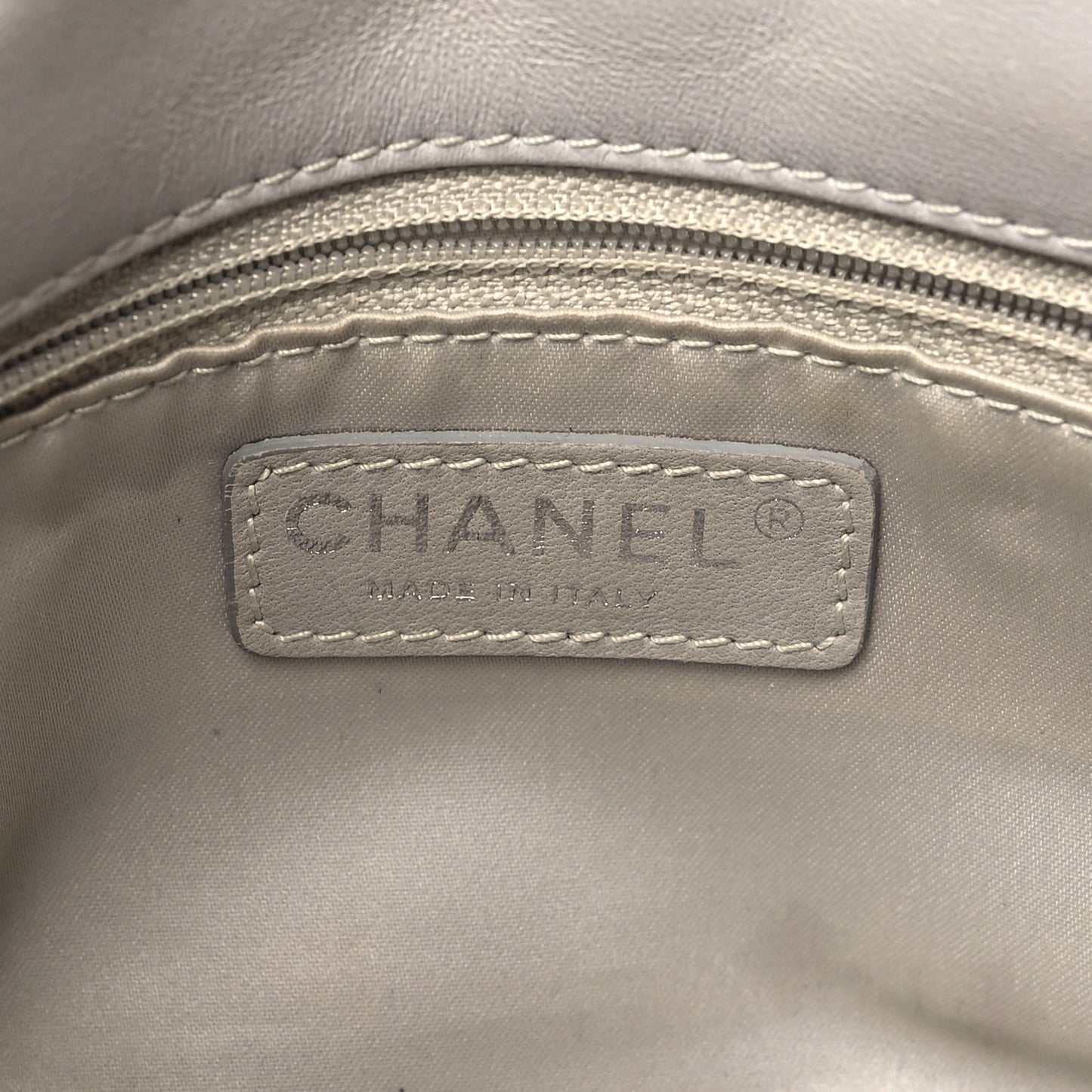 Sequin Paillette Small Flap Grey
