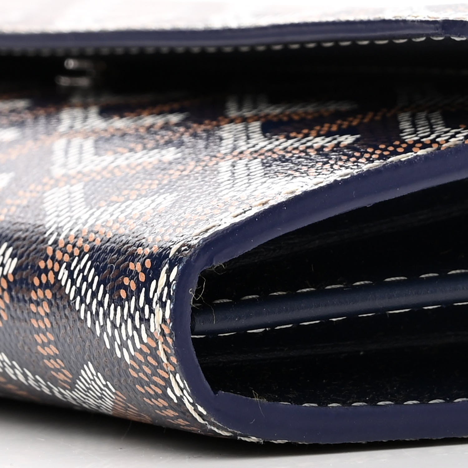 Goyard Goyardine Varenne Continental Wallet Navy 9 of 9