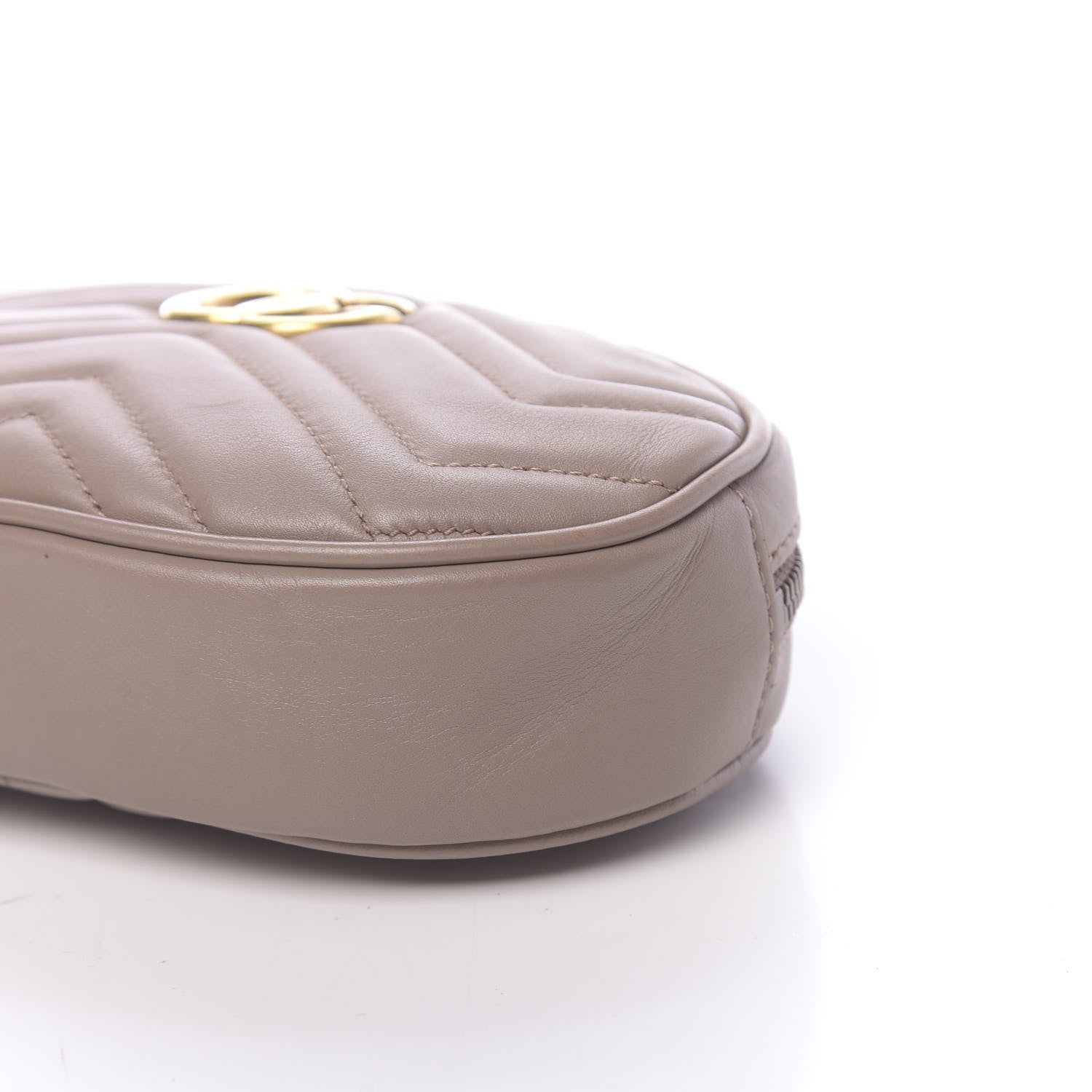 Gucci Calfskin Matelasse GG Marmont Belt Bag 95 38 Porcelain Rose 9 of 12