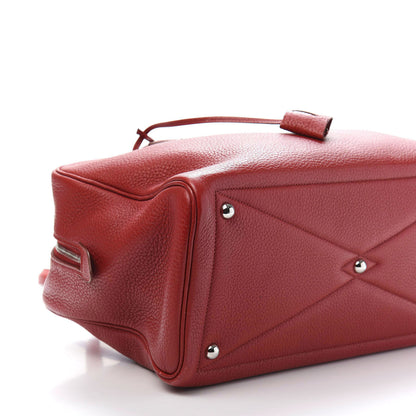 Hermes Taurillon Clemence Victoria II 35 Rouge Garance 6 of 11