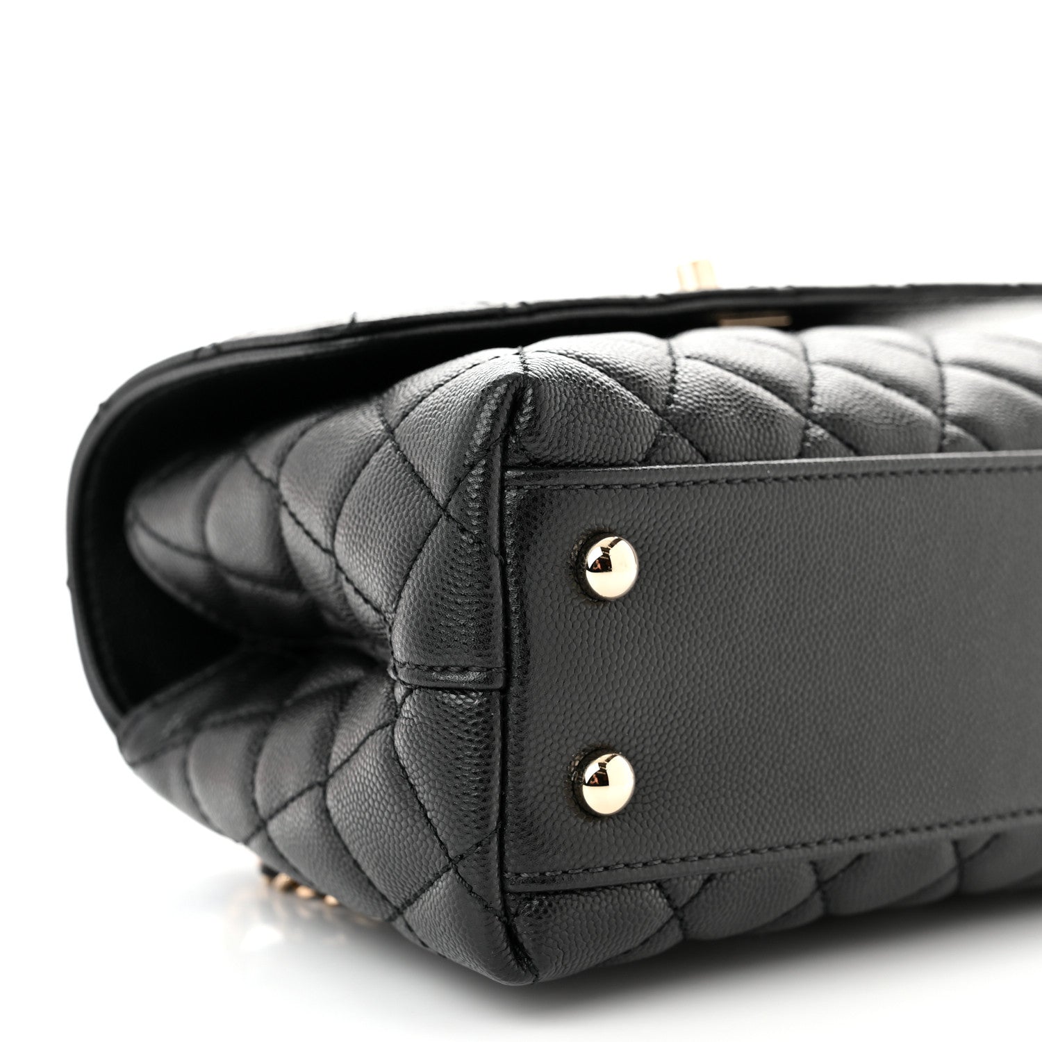 Chanel Caviar Quilted Mini Coco Handle Flap Black 9 of 11