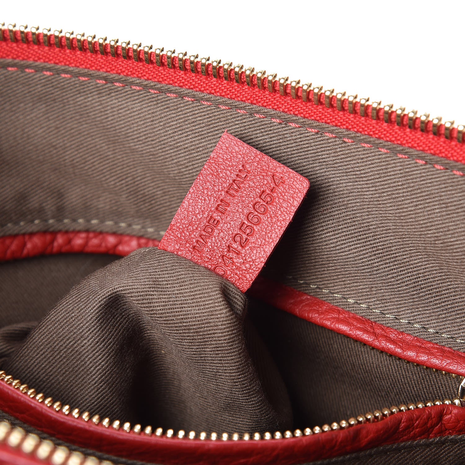Chloe Calfskin Medium Marcie Satchel Red 7 of 7