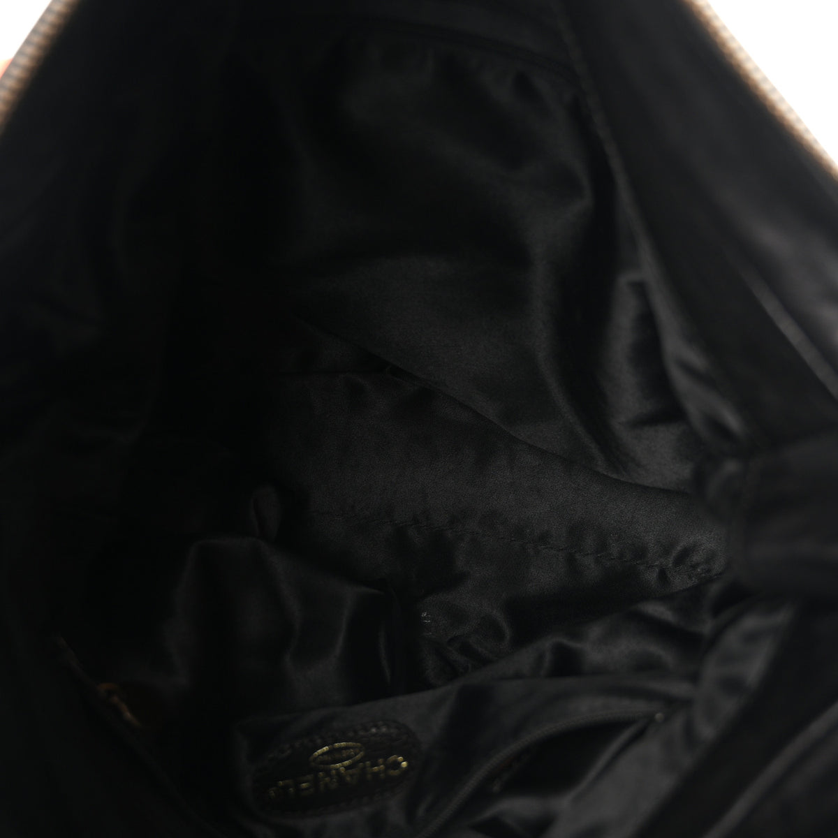 Lambskin CC Tassel Shoulder Bag Black