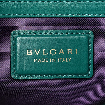 Bulgari Calfskin Serpenti Forever Crossbody Emerald Green 7 of 9
