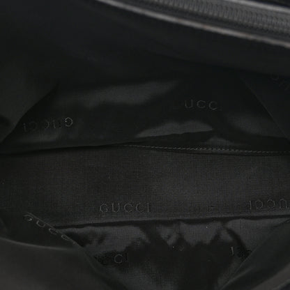 Gucci Nylon Bamboo Handle Bag Black 6 of 12
