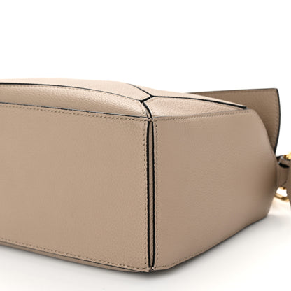 Loewe Grained Calfskin Small Puzzle Bag Sand 9 of 9