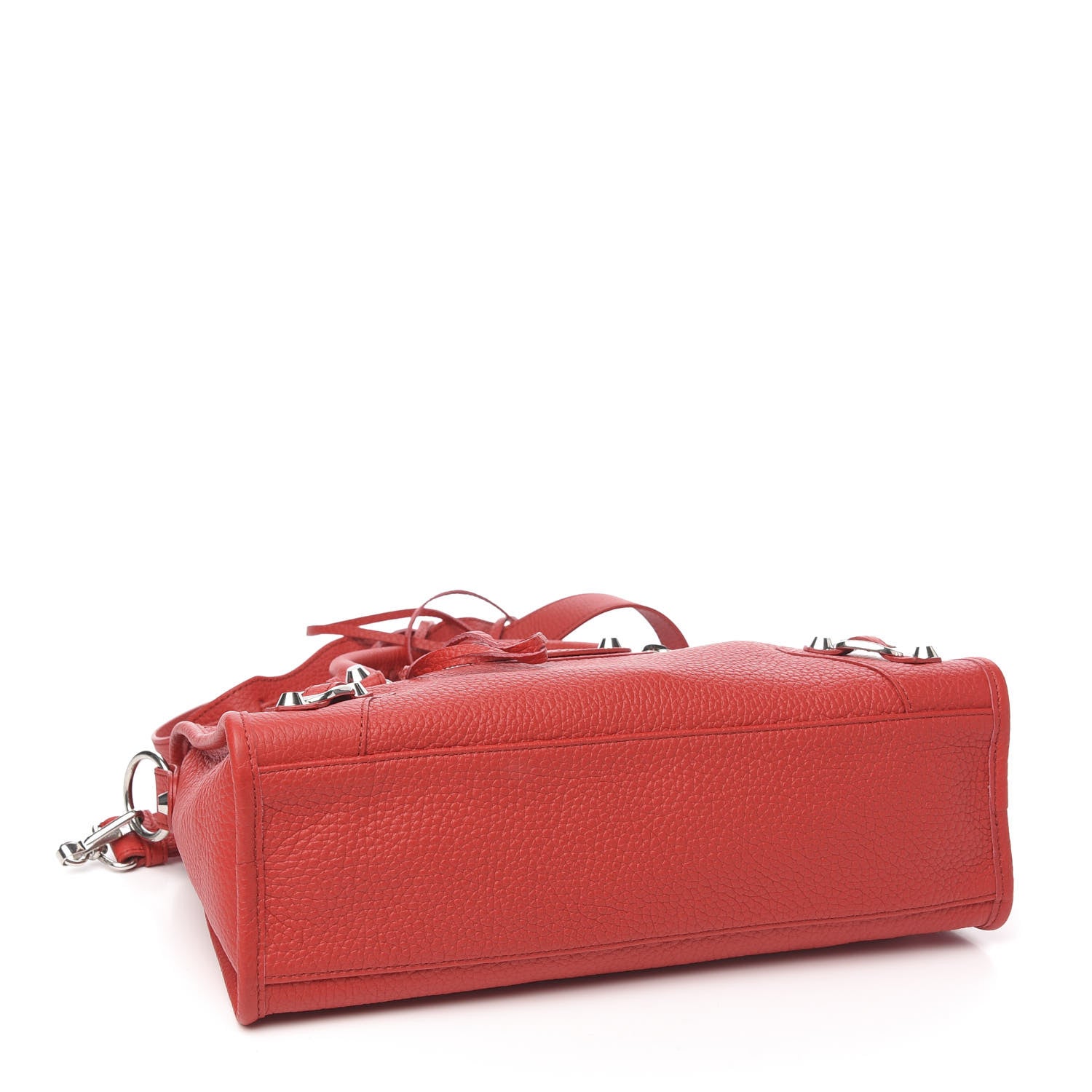 Balenciaga Vibrato Calfskin Classic Silver Hardware S City Rouge Cerise 3 of 8