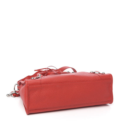Balenciaga Vibrato Calfskin Classic Silver Hardware S City Rouge Cerise 3 of 8