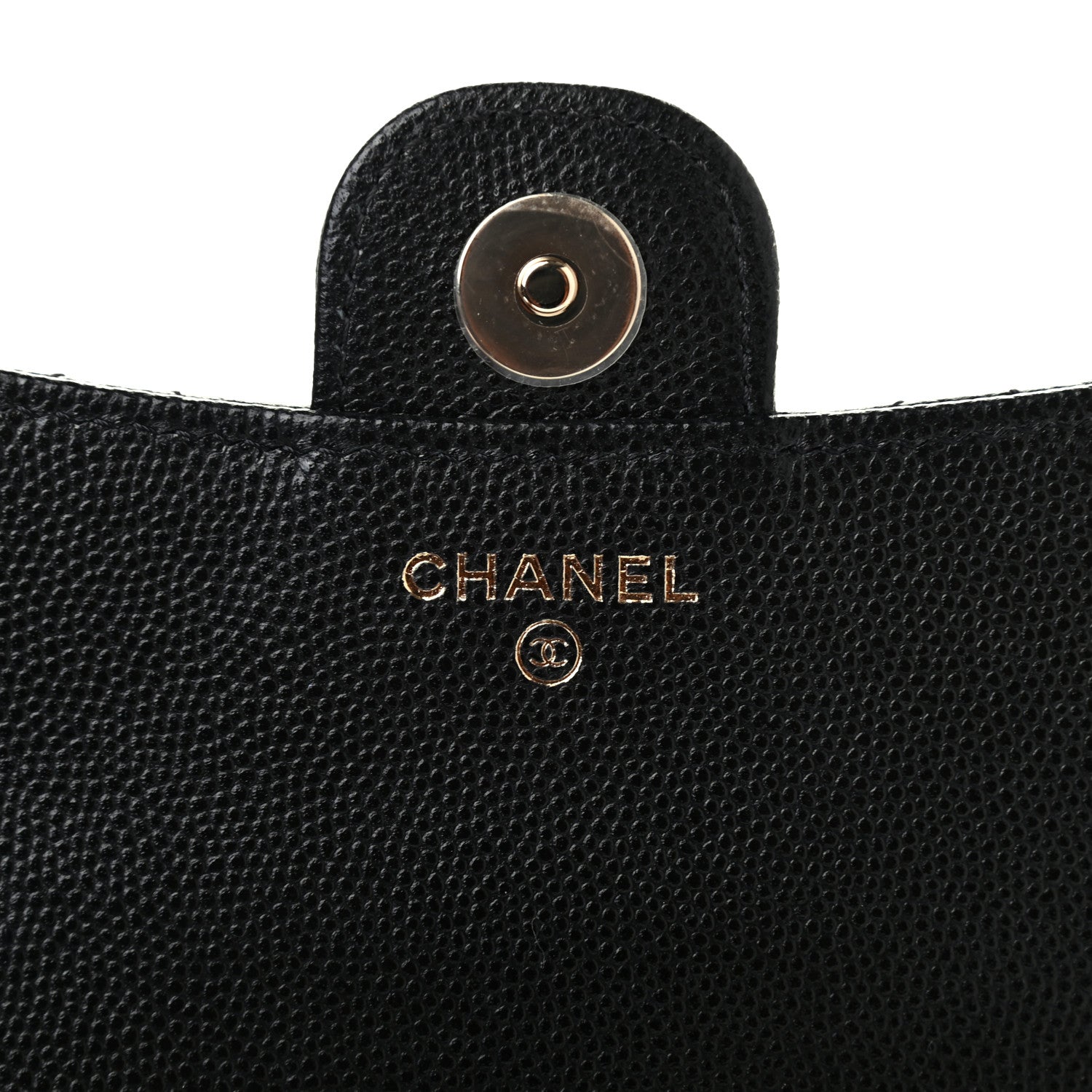 Chanel Caviar Quilted Flap Phone Holder With Chain Black 6 of 8