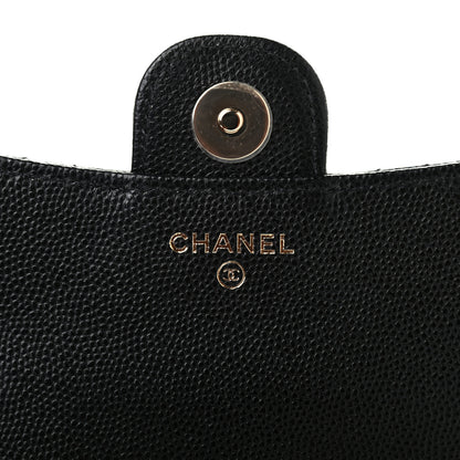 Chanel Caviar Quilted Flap Phone Holder With Chain Black 6 of 8