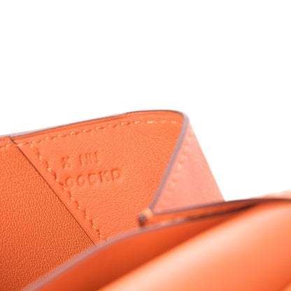 Hermes Swift Chevre Mysore Hermail Tutti Frutti Lemon Wallet Orange Lime Canopee 7 of 8