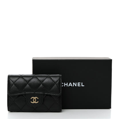 Chanel Caviar Quilted Classic 4 Key Holder Wallet Black 9 of 9
