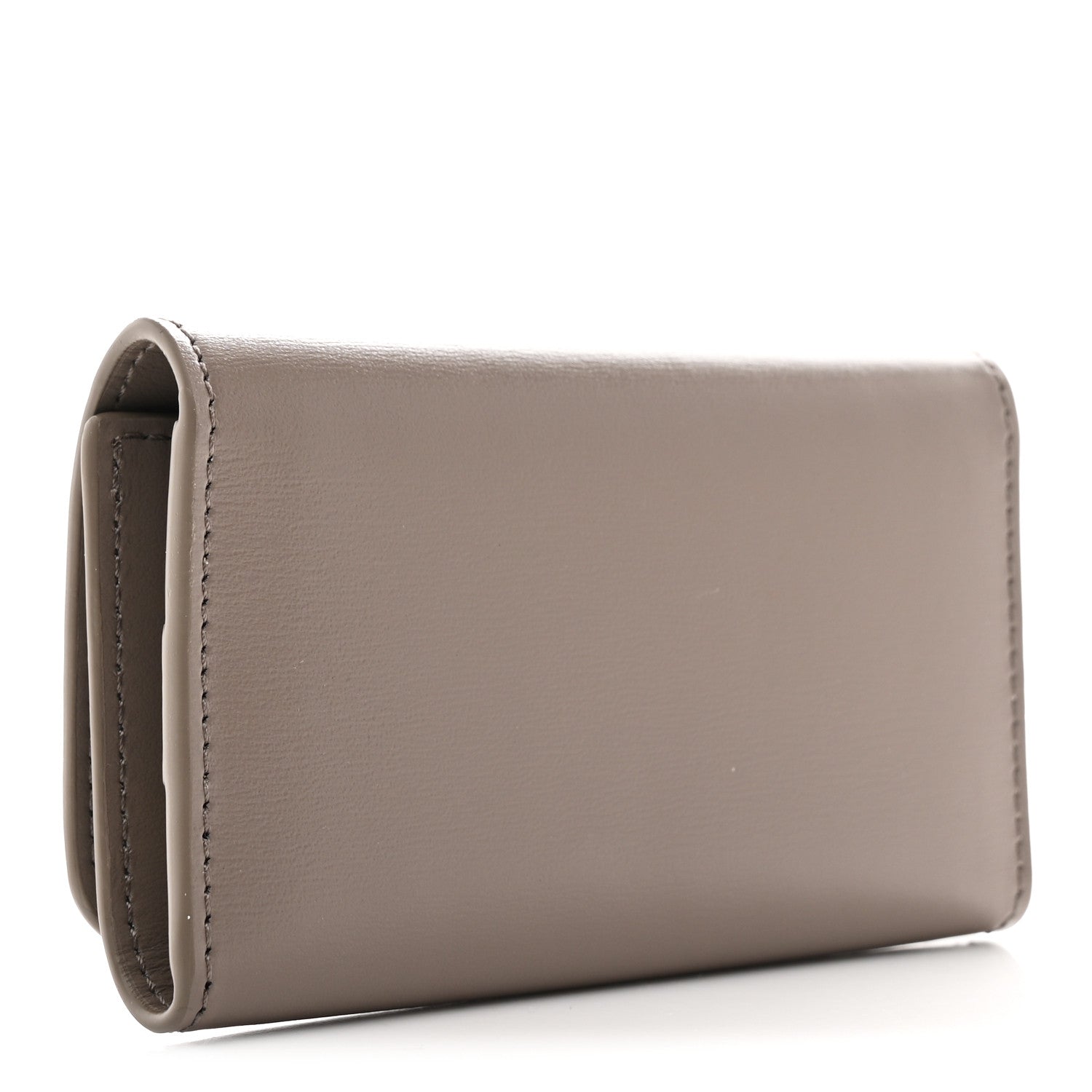 Celine Shiny Calfskin Triomphe Key Case Pebble 3 of 7