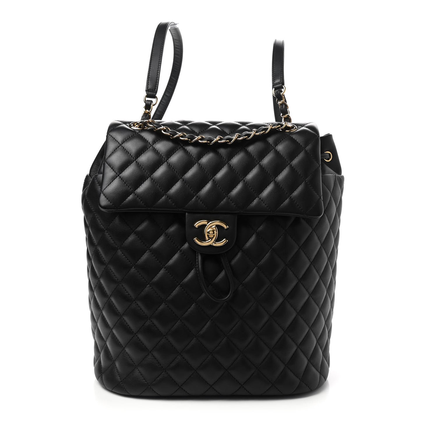 Quilted Large Urban Spirit Backpack Black