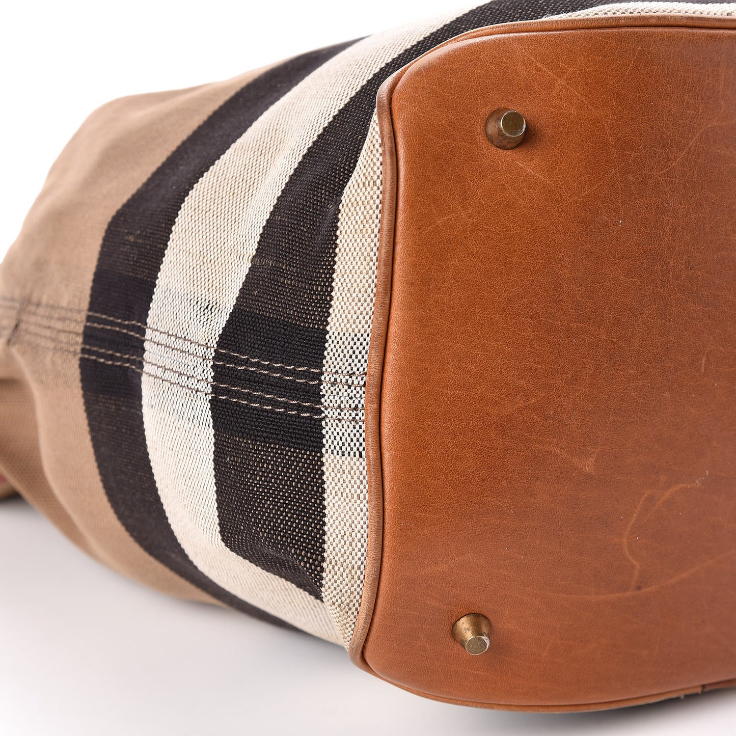 Canvas Mega Check Medium Ashby Hobo Saddle Brown