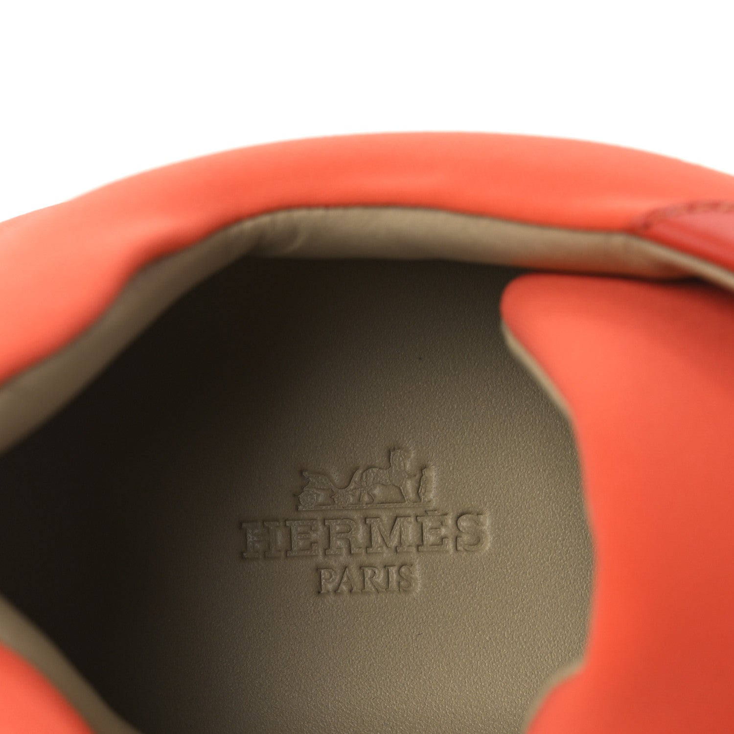 Hermes Neoprene Impulse Sneakers 41 Orange 9 of 11