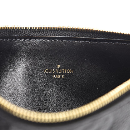 Louis Vuitton Empreinte Felicie Chain Wallet Zippered Insert Black 5 of 5