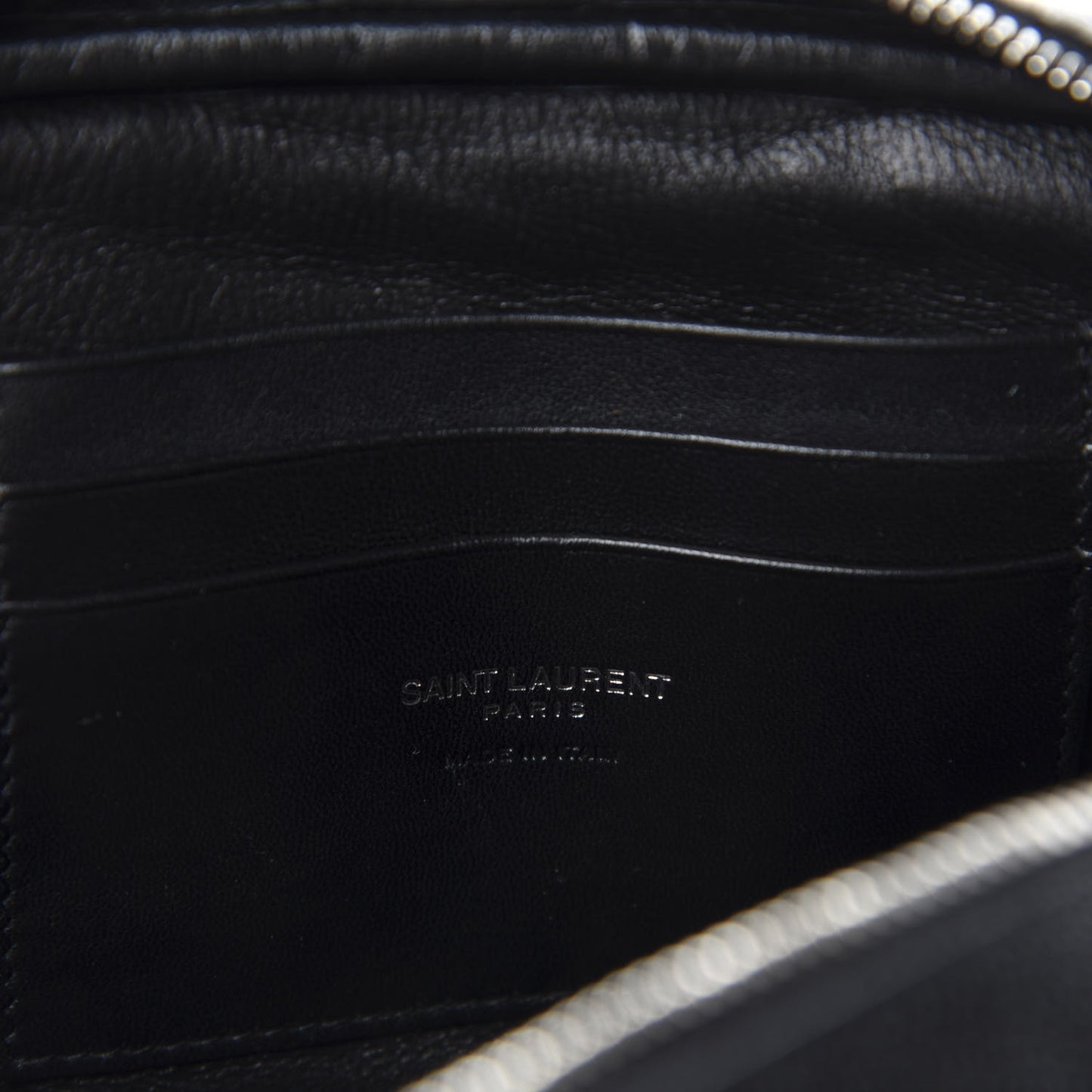 Grain De Poudre Matelasse Monogram Mini Lou Camera Bag Black