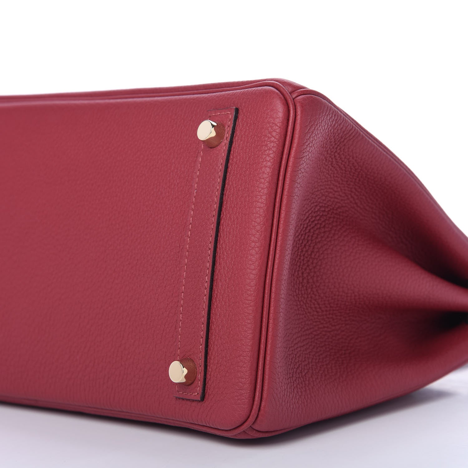 Hermes Togo Horseshoe Birkin 30 Rouge Grenat Bleu Nuit 7 of 11