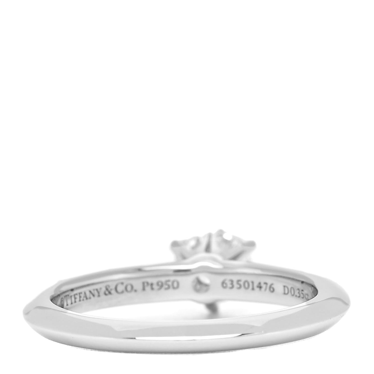 Platinum Diamond .35ct Solitaire Engagement Ring 47 4
