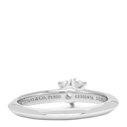 Tiffany Platinum Diamond .35ct Solitaire Engagement Ring 47 4 3 of 6